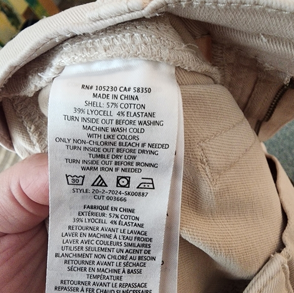 JOIE cotton-twill tan Skirt Size29 - Picture 9 of 9